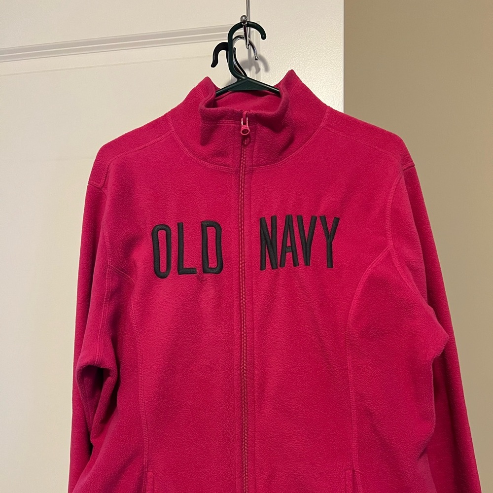 Womens xl old navy jacket fleece